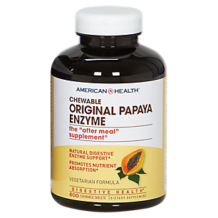 Chewable Papaya Enzyme - The After Meal Supplement (600 Chewable Tablets)