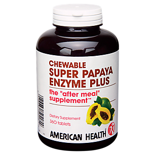 Chewable Super Papaya Enzyme Plus - The After Meal Supplement (360 Chewable Tablets)