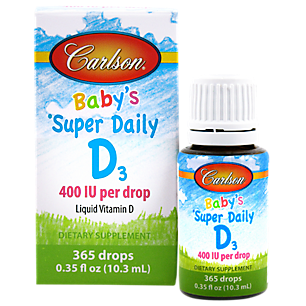 Children's Super Daily D3 - Liquid Vitamin D3 - 400 IU (0.35 Fluid Ounces)