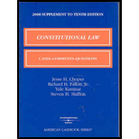 Choper, Fallon, Kamisar, and Shiffrin's Constitutional Law, 10th, 2008 Supplement