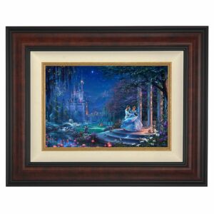 ''Cinderella Dancing in the Starlight'' Framed Limited Edition Canvas by Thomas Kinkade Studios Official shopDisney
