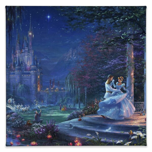 ''Cinderella Dancing in the Starlight'' Gallery Wrapped Canvas by Thomas Kinkade Studios Official shopDisney