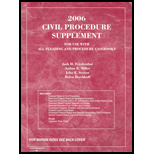 Civil Procedure-06 Supplement