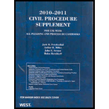 Civil Procedure - 10 Supplement