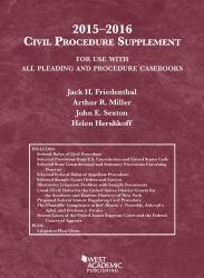 Civil Procedure 2015-2016 - Supplement