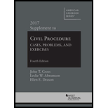 Civil Procedure - 2017 Supplement