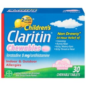 Claritin Children's 24 Hour Allergy Relief Chewable Tablets Bubblegum - 30.0 ea