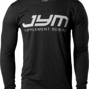 Classic Logo Tri-Blend Long Sleeve Tee Vintage Black Large - Men's Long Sleeves JYM Supplement Science