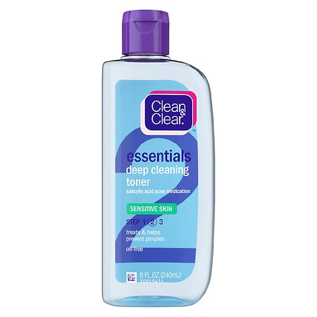 Clean & Clear Essentials Deep Cleaning Toner Sensitive Skin - 8.0 fl oz