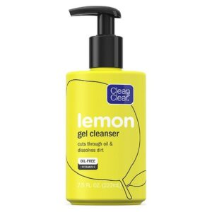 Clean & Clear Lemon Gel Facial Cleanser With Vitamin C - 7.5 fl oz