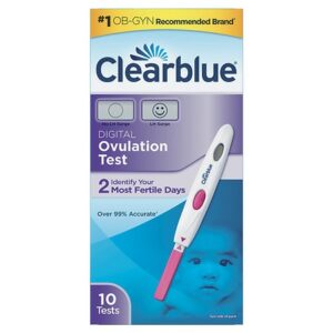 Clearblue Digital Ovulation Predictor Kit, Featuring Ovulation Test with Digital Results - 10.0 ea