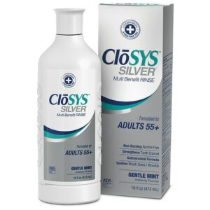 CloSYS Silver Fluoride Rinse Mint - 16.0 fl oz