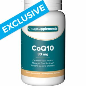 CoQ-10 Antioxidant 60 Vcaps - Cardiovascular Health Cheap Supplements