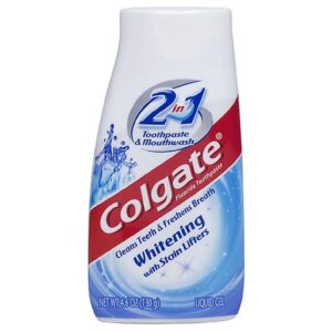 Colgate 2-in-1 Whitening Toothpaste Gel and Mouthwash - 4.6 oz