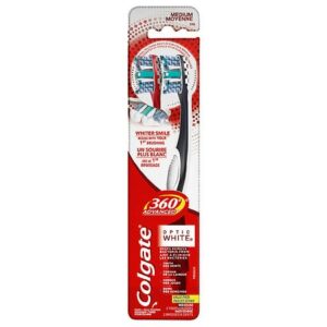 Colgate 360 Optic White Advanced Toothbrushes - 2.0 ea