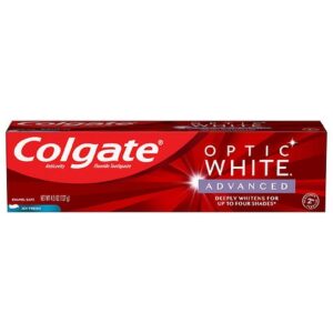 Colgate Optic White Advanced Teeth Whitening Toothpaste Icy Fresh - 3.2 oz