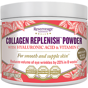Collagen Replenish Powder with Hyaluronic Acid & Vitamin C (30 Servings)
