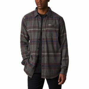 Columbia Sportswear Men's Cornell Woods Flannel Long Sleeve Shirt Green, 2X-Large - Branded Graphic T's at Academy Sports