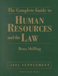 Complete Guide to Human Resources and the Law : 2002 Supplement