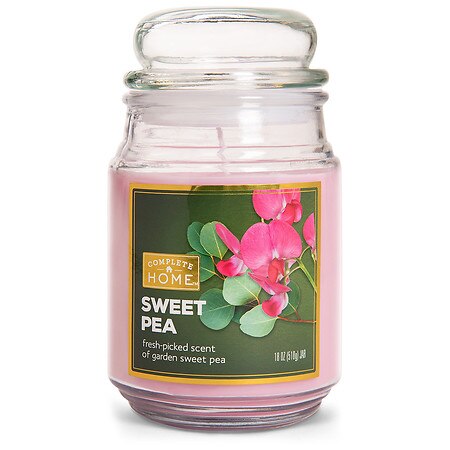 Complete Home Jar Candle Sweet Pea - 1.0 ea