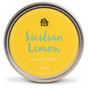 Complete Home Scented Candle Tin Sicilian Lemon - 5.0 oz