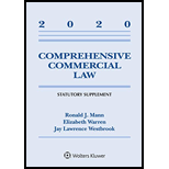 Comprehensive Commercial Law: 2020 Statutory Supplement