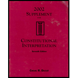 Constitutional Interpretation, 2002 Supplement