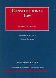 Constitutional Law - 06 Supplement