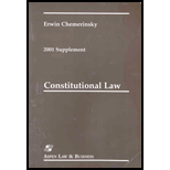 Constitutional Law 2001 Supplement