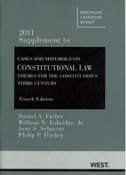 Constitutional Law-2011 Supplement