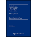 Constitutional Law - 2020 Supplement