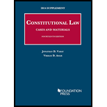 Constitutional Law: Cases and Mtrls-14 Supplement