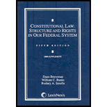 Constitutional Law: Structure and Rights 2009 Supplement