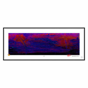 Contemporary Modern Abstract Fine Art, CORAL, by Charles Sabec, Black