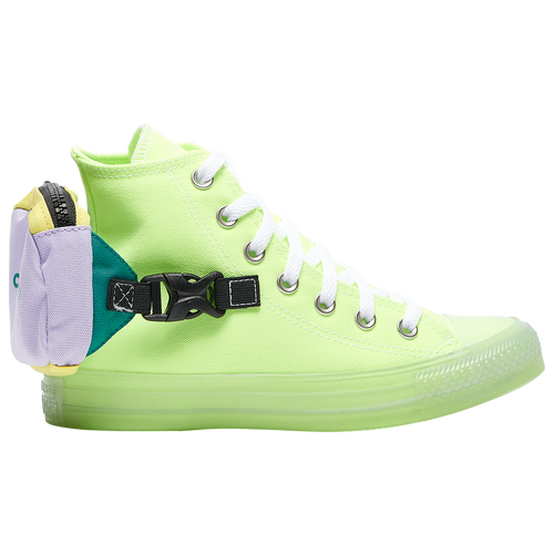 Converse Boys Converse CTAS Buckle Up Hi - Boys' Grade School Shoes Ghost Green/Moonstone Violet/White Size 04.5