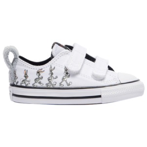 Converse Boys Converse x Bugs Bunny Chuck Taylor All Star 2V - Boys' Toddler Shoes White/Grey/Black Size 09.0