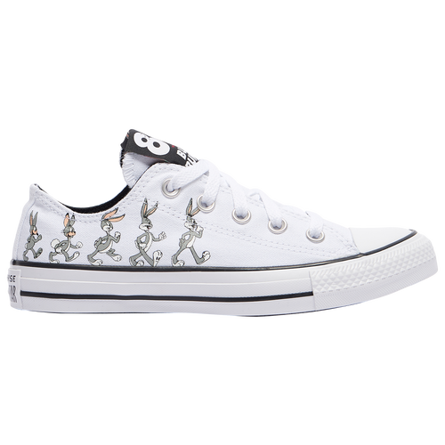 Converse Boys Converse x Bugs Bunny Chuck Taylor All Star Low Top - Boys' Grade School Basketball Shoes White/Grey/Black Size 05.0