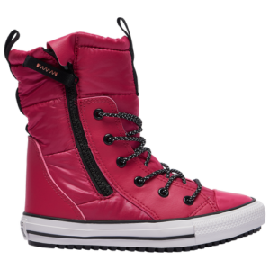 Converse Girls Converse Chuck Taylor Mountain Club Boots - Girls' Grade School Pink/Black Size 04.5