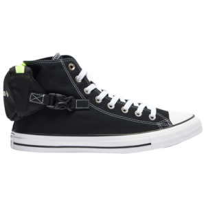 Converse Mens Converse CTAS Buckle Up Hi - Mens Shoes Black/White/Volt Glow Size 13.0