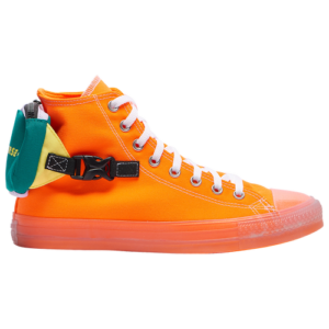 Converse Mens Converse CTAS Buckle Up Hi - Mens Shoes Orange/Silver Size 08.5