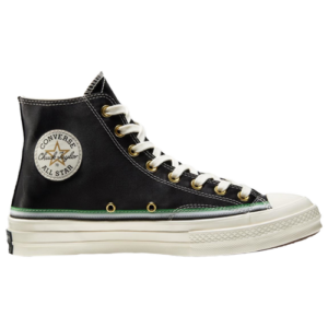 Converse Mens Converse Chuck 70 Hi - Mens Shoes Black/Green/Egret Size 10.5