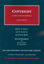 Copyright: Cases and Materials -2012 Supplement