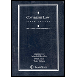 Copyright Law -2005 Supplement