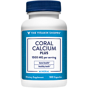 Coral Calcium Plus - Eco-Safe Source of Calcium with Vitamins & Minerals - 1,500 MG (180 Capsules)