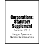 Corporations: Statutory Supplement