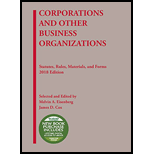 Corporations and Other Business Organizations, Statutes, Rules, Materials and Forms - 2018 Supplement - With Access