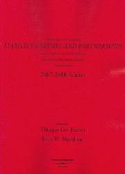 Corporations and Other Limited Liability Entities and Partnerships, Selected Statutes - 2007-2008 Supplement