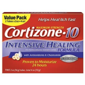 Cortizone 10 Intensive Healing Cream - 2.0 oz x 2 pack