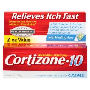 Cortizone 10 Maximum Strength Hydrocortisone Anti-Itch Cream - 2.0 oz