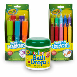 Crayola Bath Crayons, Markers, and Color Dropz Gift Set